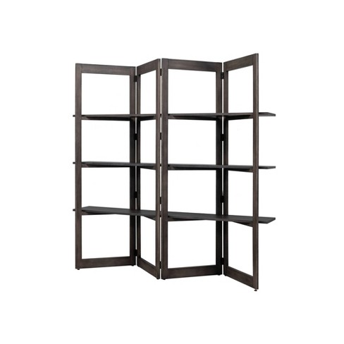 Woodford Room Divider Bookcase Martin, Double Sided Bookcase Room Divider