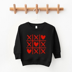 The Juniper Shop Tic Tac Heart Toddler Graphic Sweatshirt - 1 of 3