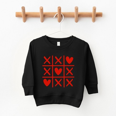 The Juniper Shop Tic Tac Heart Toddler Graphic Sweatshirt - image 1 of 3