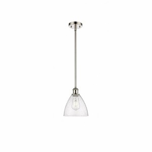Bristol Glass - 1 Light Mini Pendant In Industrial Style-9.25 Inches Tall and 7.5 Inches Wide - 1 of 1