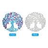 Unique Bargains Nature-Inspired Metal Durable Intricate Design Tree Leaf Wall Sculptures - 3 of 4