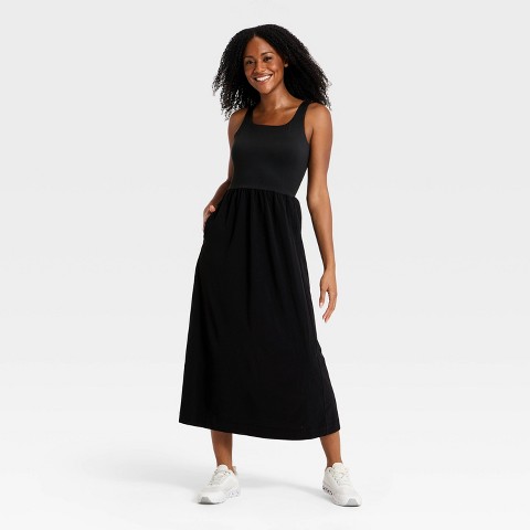 Женские платья All In Motion Women's Woven Travel Dress - All In Motion™ Navy Blue M