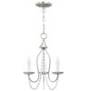 Livex Lighting Alessia 3 - Light Chandelier in  Brushed Nickel - 2 of 4