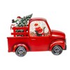 Kurt Adler 9.5-Inch Battery Operated USB LED Lighted Santa and Christmas Tree in Truck Water Globe - 3 of 4