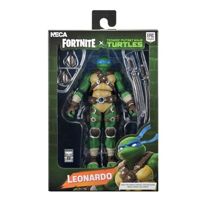 Детские фигурки NECA Fortnite/Teenage Mutant Ninja Turtles Action Figure - Ultimate Leonardo - 7" Scale — фото 2