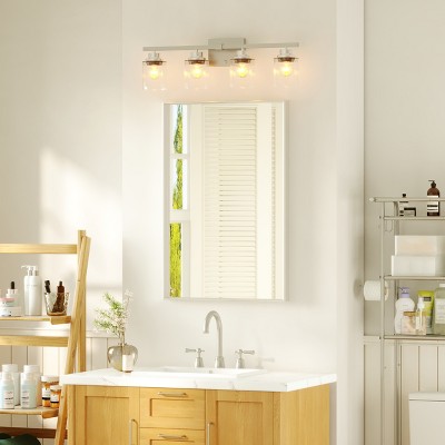 Rectangular Aluminum Framed Wall Bathroom Vanity Mirror