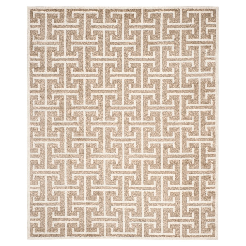 Wheat/Beige Geometric Loomed Area Rug - (5'x8') - Safavieh