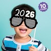 Big Dot of Happiness Hello New Year Glasses - Paper Card Stock 2026 NYE Party Photo Booth Props Kit - 10 Count - 2 of 4