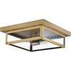 Quoizel Lighting Westover 2 - Light Flush Mount in  Antique Brass - 4 of 4