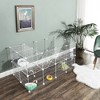 Pet Playpen, Small Animal Playpen, Rabbit Guinea Pig Cage, Zip Ties Included, Metal Wire Apartment-Style - 2 of 4