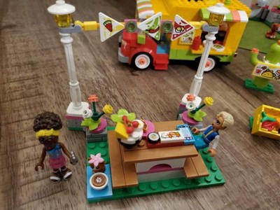 LEGO Friends Street Food Market 41701; New Food-Play Building Kit Promotes  Imaginative Play; Includes Emma and Kitten Toy; Birthday Gift for Kids Aged