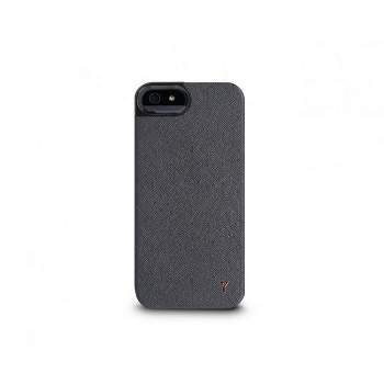 The Joy Factory Royce Premium Synthetic Leather Hardshell Case for iPhone 5 (Black)