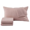 Solid Fleece Sheet Set - Isla Jade - 4 of 4