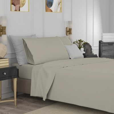 Color Sense Percale Weave Cool & Crisp Cotton Rich Sheet Set