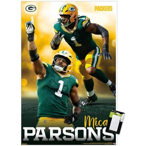 Trends International NFL Green Bay Packers - Micah Parsons 25 Unframed Wall Poster Prints - 1 of 4