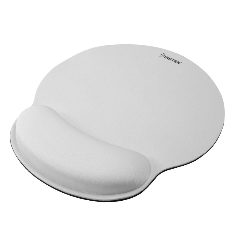 Insten Mouse Pad with Wrist Support Rest, Ergonomic Support, Pain Relief Memory Foam, Non-Slip Rubber Base, Round, 10 x 9 inches, 4 of 10