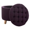 Amelia Tufted Storage Ottoman  - Safavieh - 3 of 4