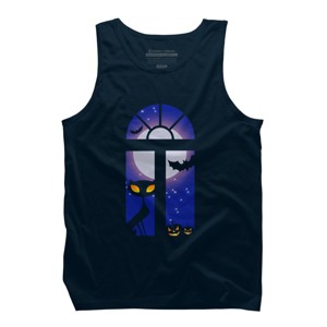 Men's Design By Humans Halloween Mood By CuckooParrot Tank Top - 1 of 3