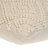 Parkland Collection,Transitional Geometric Off-White 20" X 20" Pillow - 4 of 4