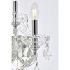 Elegant Lighting Maria Theresa 3 - Light Sconce in  Chrome - 3 of 3