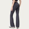 Anna-Kaci Active Women's High Waist Flare Sweatpants with Seamless Stretch Fit - 3 of 4