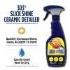303 Products Slick Shine Ceramic Detailer - SiO2 and Carnauba Infused Premium Ceramic Detailing Spray - Works on Paint, Glass, and Wheels - 16oz - 2 of 4