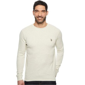 U.S. Polo Assn. Men's Long Sleeve Crew Neck Solid Thermal Shirt - 1 of 2