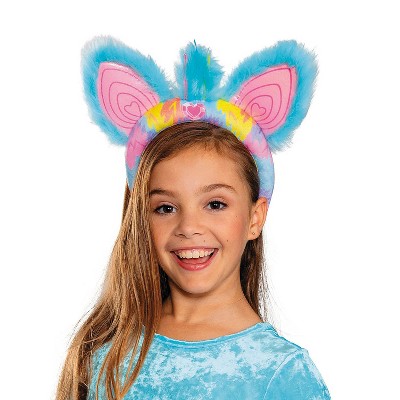 Furby Kids' Tie Dye Ears Headband Halloween Costume Accessories - Blue - One Size Fits Most