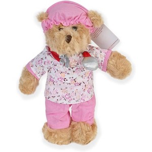 Pennington Bear Company Classic Costume Teddy Bear Plush, Scrubs Pink, 10" inch, Doctor & Nurse - 1 of 4