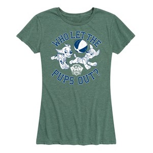 Women's - Paw Patrol - Who Let The Pups Out Short Sleeve Graphic T-Shirt - 1 of 4