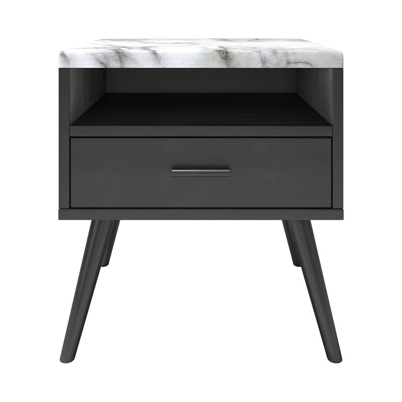 Maddox Mid-Century Modern Marble Top Nightstand - Eco Dream, 6 of 8