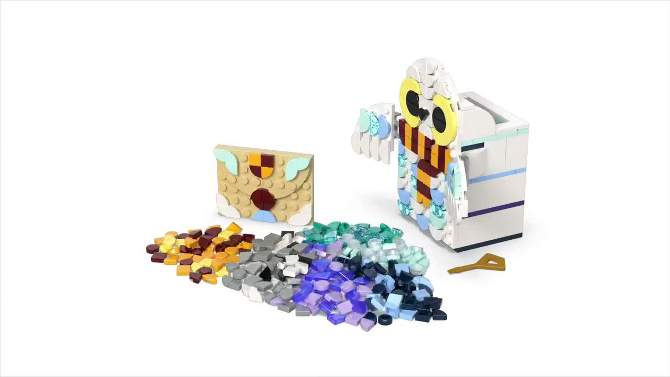 LEGO DOTS Hedwig Pencil Holder Harry Potter Crafts Set 41809, 2 of 8, play video