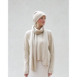 Women's Merino Blend Ophelia Beanie in Wishbone by Tomorrow Studio - 1 of 3