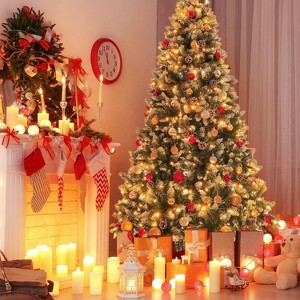 Acekool 4.5FT Artificial Pine Tree with Hinged Branches, Dense Tips, Realistic Look, Easy Assembly with Sturdy Metal Base for Seasonal Décor - 1 of 4
