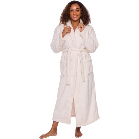 Silver Lilly Womens Luxury Sherpa Robe - Light Tan, Large/x Large : Target