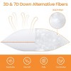 DSVIMOY Support Pillow Luxury Neck and Shoulder Support Pillow Set for All Sleep Positions, White, 16.5"*10.6"*6.7" - 4 of 4