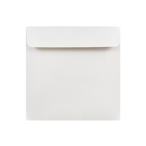 White A6 Envelopes Gummed Square Flap Bulk Pack of 1000 Envelopes