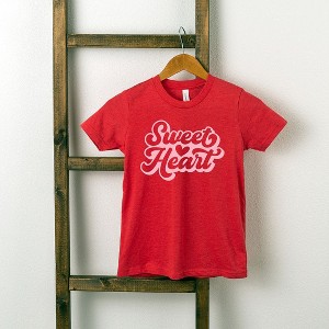 The Juniper Shop Sweet Heart With Heart Toddler Short Sleeve Tee - 1 of 2