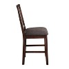 Steve Silver Co. 2pk Yorktown Counter Height Barstool Espresso: Upholstered, Wood Frame, 250lb Capacity - 2 of 4