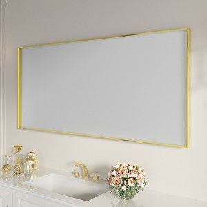 Right Angle Aluminum Mirror Silver - 1 of 4