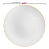 Smarty Had A Party White w/ Gold Rim Organic Plastic Dinnerware Set - 120 Sets - 3 of 4