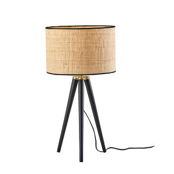 Jackson Table Lamp Wood Black - Adesso