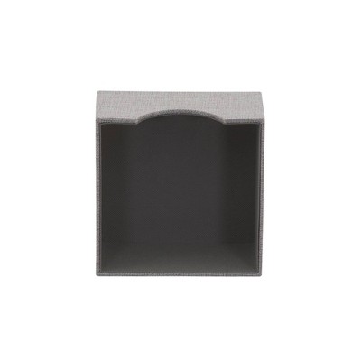 Small Silver Cardboard and Polyester Drawer Organizer Tray Set