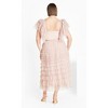Women's Plus Size Azariah Bodysuit - dusty pink | CITY CHIC - 3 of 4