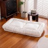 ATJafurn 67" Linen Adjustable Floor Chair Lazy Sofa Chair Ergonomic Floor Seating with Cotton Fill Lounge Sofa for Kids and Adults - 3 of 4