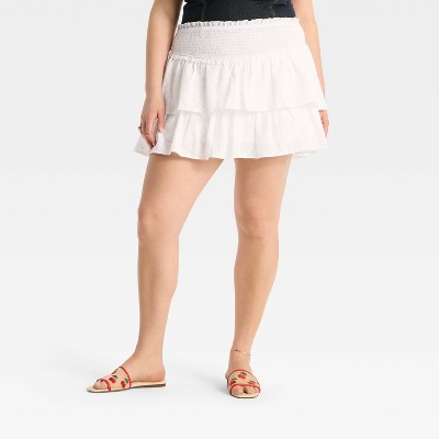 Women's Tiered Mini Skort - Wild Fable™
