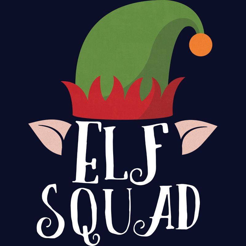 Junior's Design By Humans Christmas Elf Squad By GiftsIdeas T-Shirt, 2 of 4