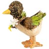 Northlight Standing Duck Figureine with Floral Wreath - 5.75" - Brown and Ivory - 4 of 4