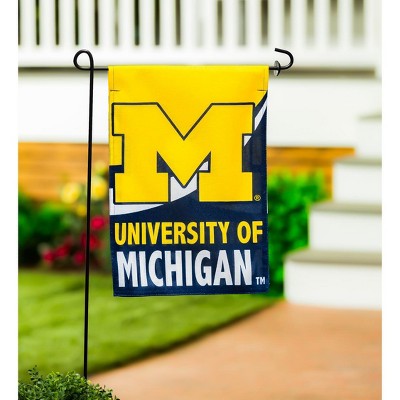 Flag, DS New Burlap, Garden, University Of Michigan