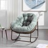 Dexmalle Patio Rattan Rocking Chair with Comfy Cushion - 2 of 4